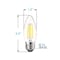 Luxrite B11 LED Light Bulbs 5W (60W Equivalent) 550LM 2700K Bright White Dimmable E26 Base 6-Pack LR21608-6PK - alternate 8